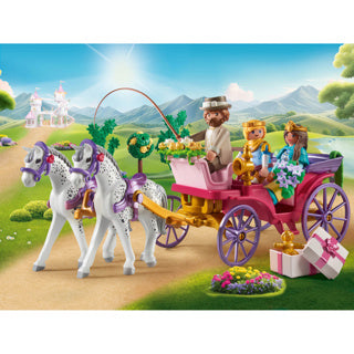 Playmobil Princess Tour en calèche magique avec Prince et Princesse 71846