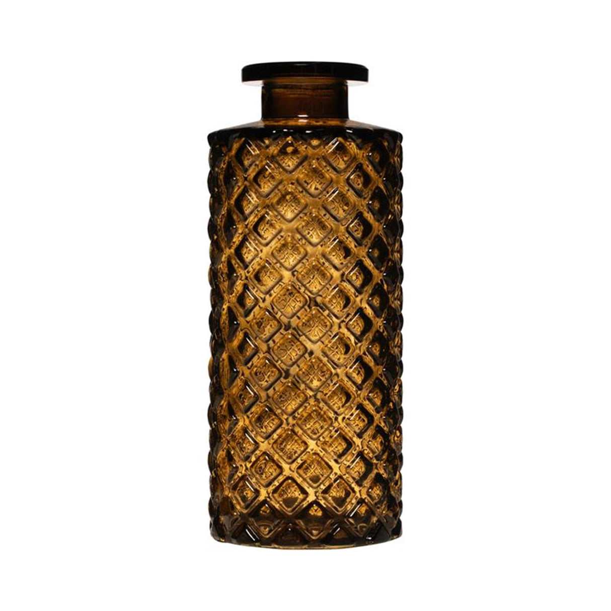 Hakbijl verre tobi vase bouteille ovale taupe ø5,4xh13cm