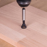 Wolfcraft - jeu de forets à fraiser - 3 fraises ø 8, 12, 16 mm - tige hexagonale - 4375000
