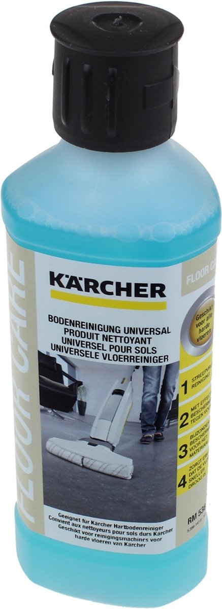 Kärcher nettoyant pour sols pour Universal RM 536, 500 ml - nettoyant pour sols - élimine les traces de pas - résultat sans traces - parfum agréable