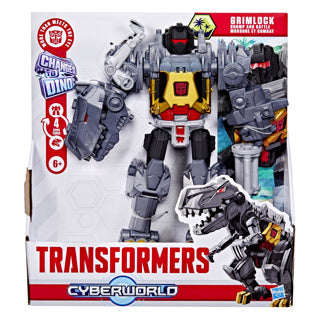 Figurine de jeu Transformers Transformers Cyberworld Chomp Battle Grimlock