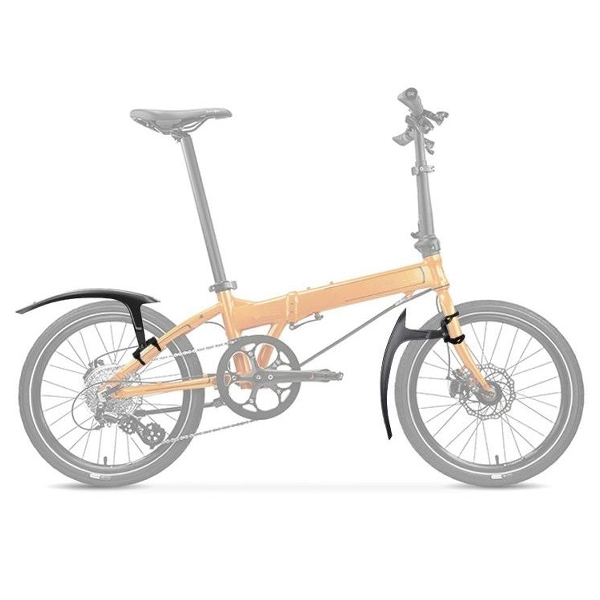 Jeu d'ailes Lynx pour vélo pliant