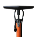 Pompe à vélo avec manomètre 6 bar orange