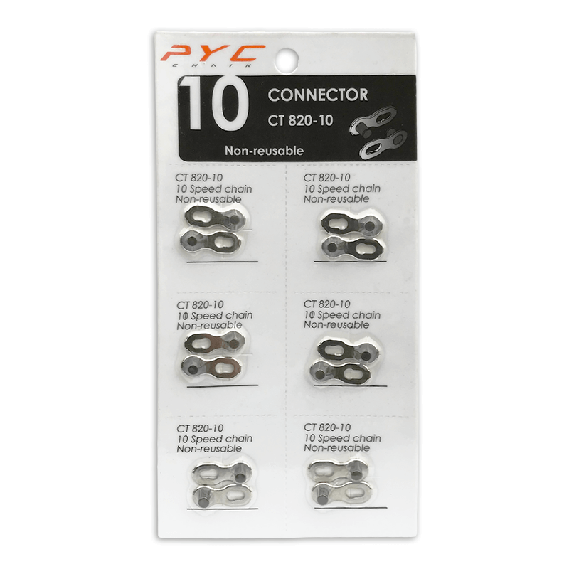 P.y.c. connecteur lien 10 vitesses (6x)