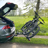 Carrier du vélo de lynx Tiltable pour 2 vélos - Towbar