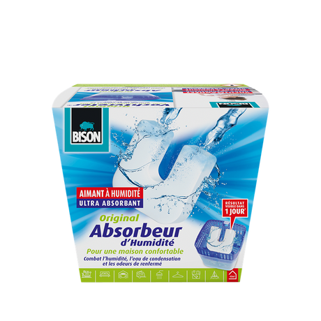 Bison absorbeur d'humidité aimant d'humidité original 450gr | 2 pièces
