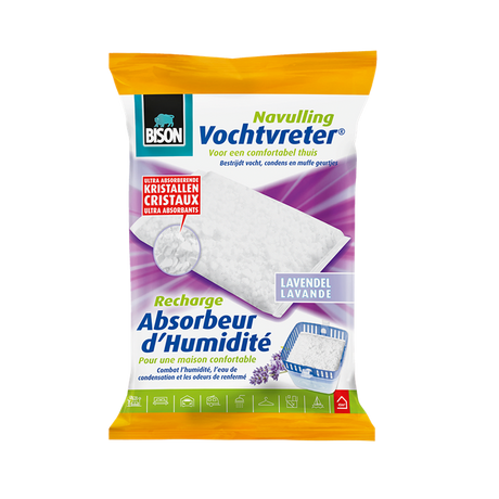 Recharge absorbeur d'humidité Bison 450gr lavande
