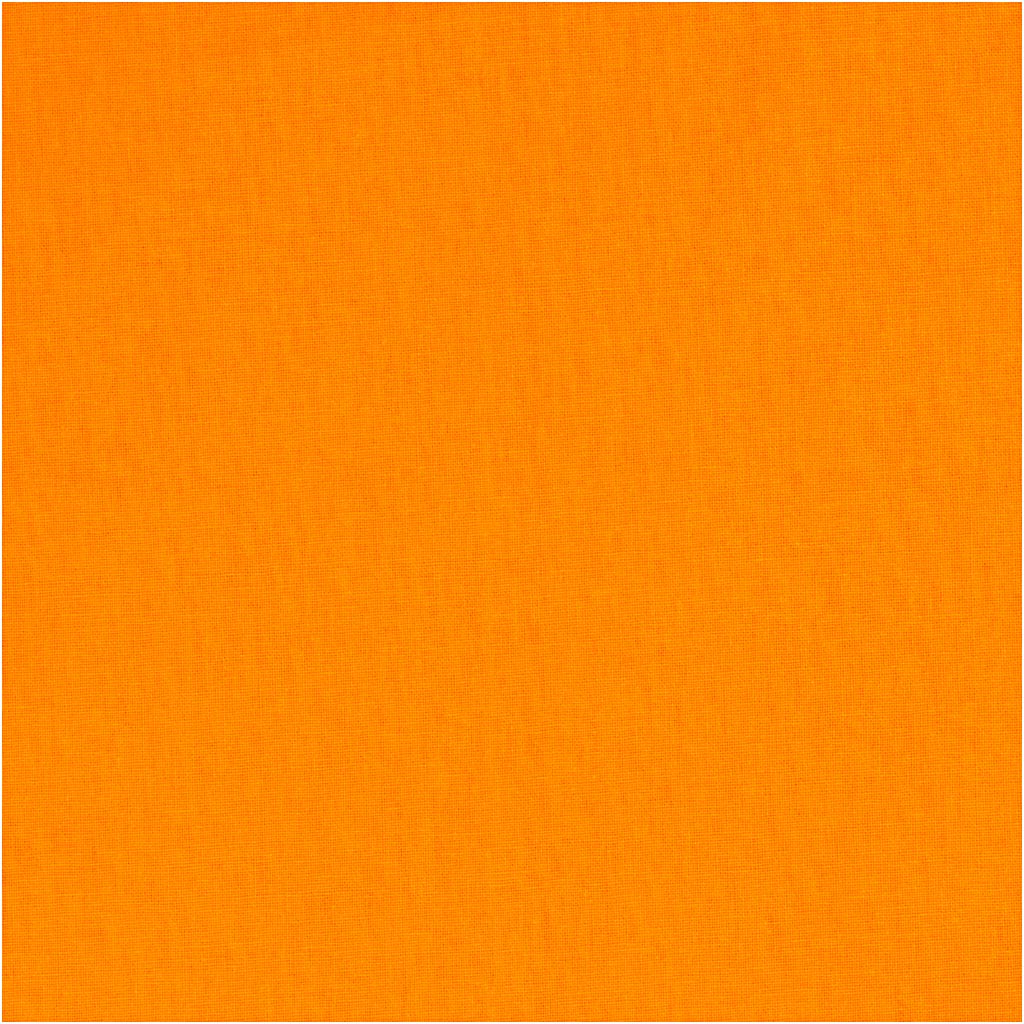 Tissu Creativ company, l: 145 cm, 140 gr, orange, 10 m 1 rouleau
