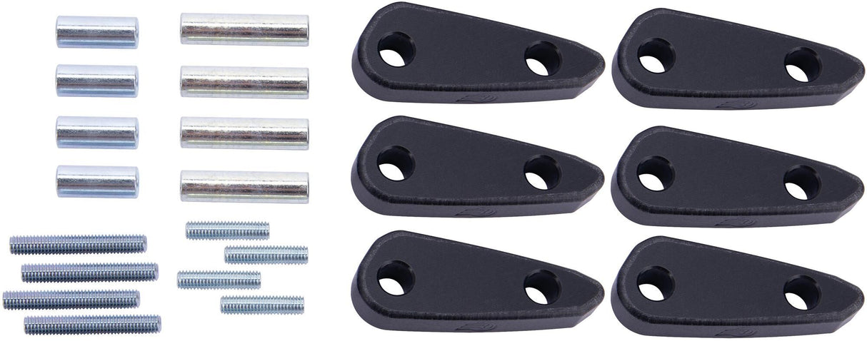 Éléments de distance d'extension de miroir Spec-x verkl spgl noir