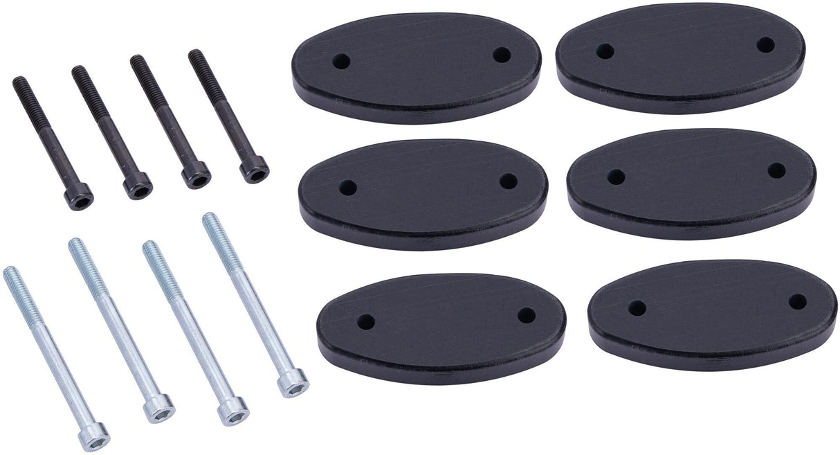 Éléments de distance d'extension de miroir Spec-x verkl spgl noir