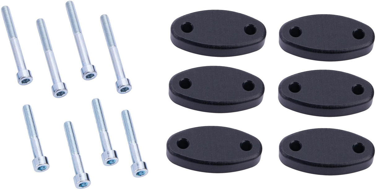 Éléments de distance d'extension de miroir Spec-x verkl spgl noir