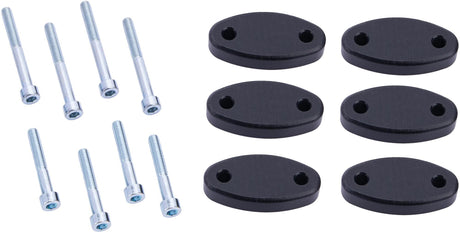 Éléments de distance d'extension de miroir Spec-x verkl spgl noir