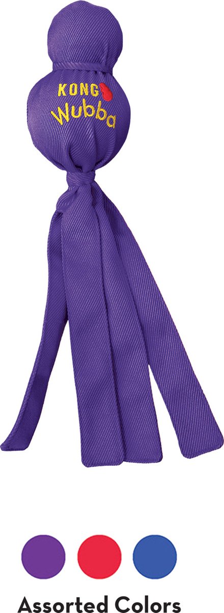 Kong wubba – jouet pour chien avec son – pas de choix de couleur possible – xl – 43cm