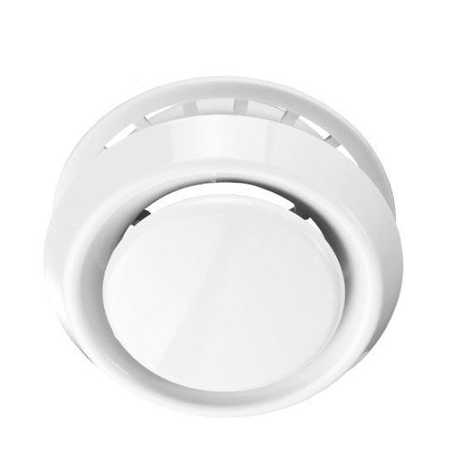 Valve d'air en plastique blanc 125 mm