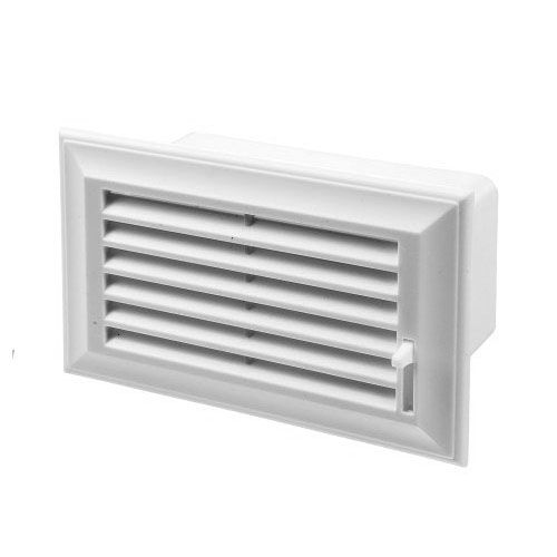 Canal plat 110x54 mm grille murale en PVC