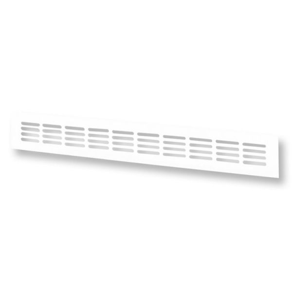 Ventilation calandre aluminium blanc 400x80 mm
