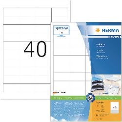 Étiquette d'imprimante d'étiquettes autocollante blanche sans marque herma 4474 sans marque