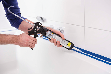 Mastic silicone sanitaire Bison 310 ml blanc