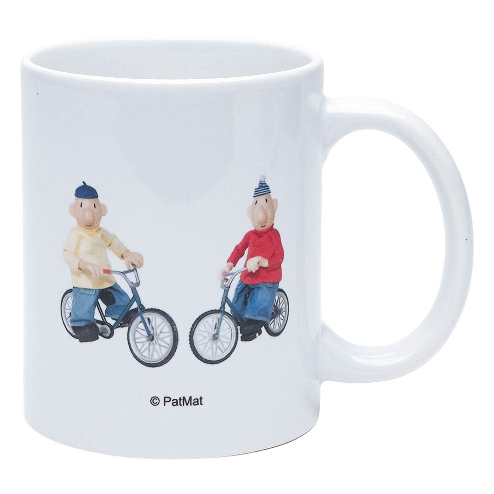 Buurman buurman mok op de fiets