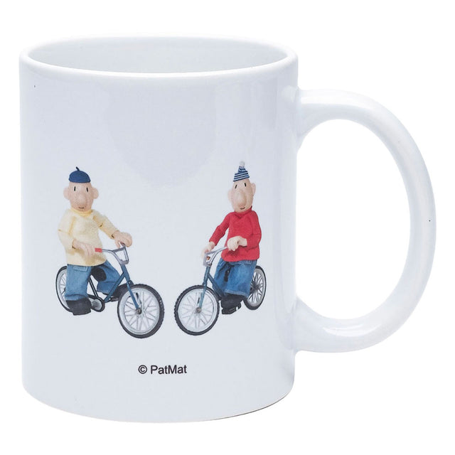 Buurman buurman mok op de fiets