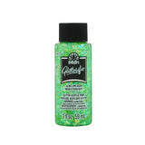 Folkart • peinture acrylique pailletée lime fluo 59ml