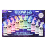 Tulipe • Peinture textile 3D 22ml qui brille dans le noir 10pcs.