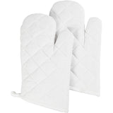 Gant de cuisine Creativ company, taille 18x28 cm, 145 gr, blanc, 2 pièces 1 boîte