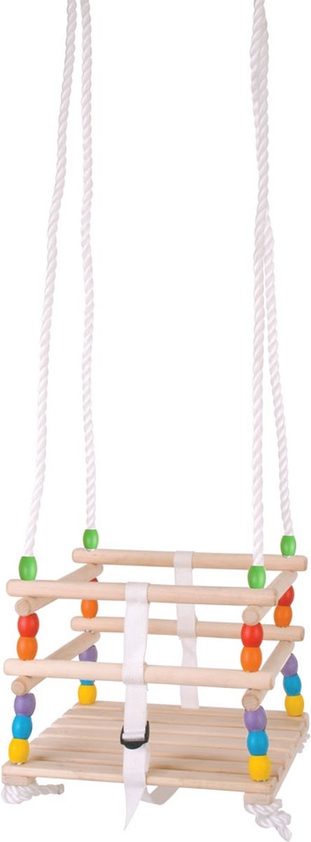 Balançoire en bois pour tout-petits Big Jigs - bigjigs - balançoire en bois