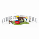 Schleich Farm World - figurine de station de lavage des vaches (42529)