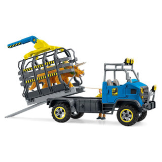 Schleich dinosaure - mission camion dinosaure - jouets dino - jouets pour enfants pour garçons et filles - 4 à 12 ans 42565