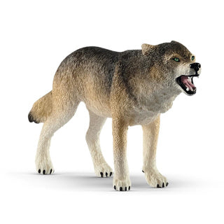 Schleich vie sauvage - loup - figurine de jeu - jouets pour enfants pour garçons et filles - 3 à 8 ans - 14821