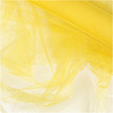 Tulle Creativ company, l: 50 cm, jaune, 5 m 1 rouleau