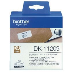 Etiquette d'adresse dk11209 brother 29x62mm blanc 800 pièces