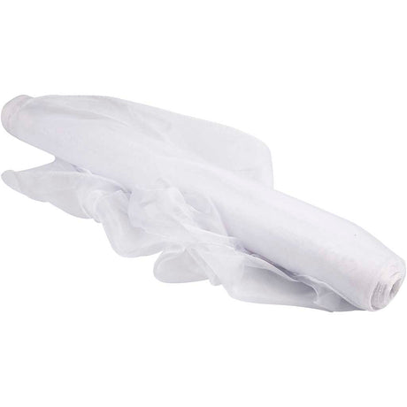 Creativ Company Organza Fabric blanc, 10m
