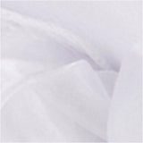 Creativ Company Organza Fabric blanc, 10m