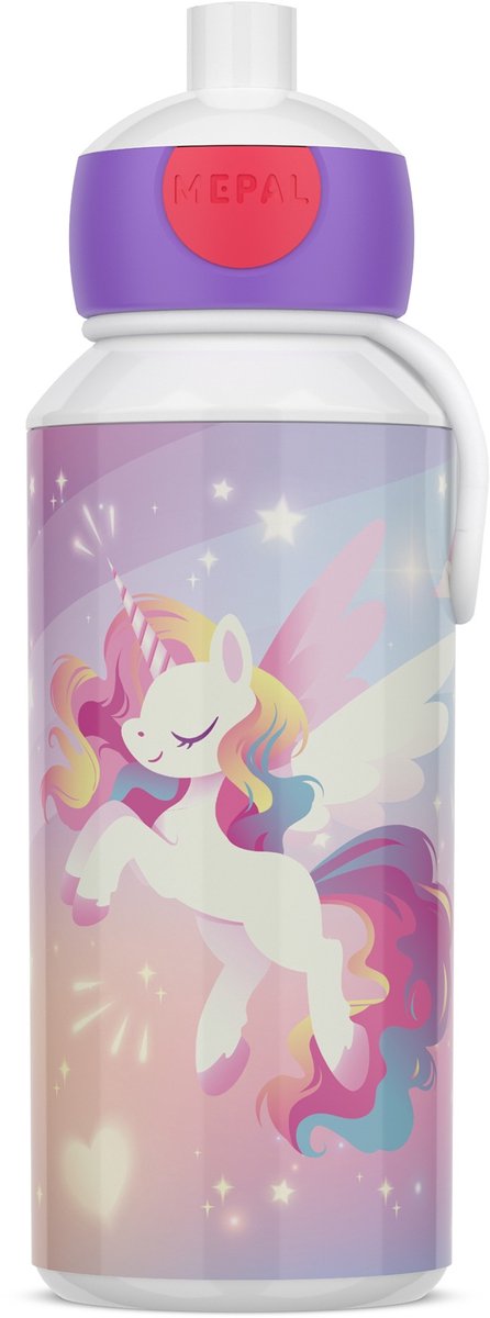 Mepal gourde pop-up licorne glow campus 400ml