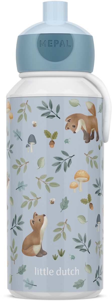 Gourde Mepal pop-up campus 400 ml - amis de la forêt | 2 pièces