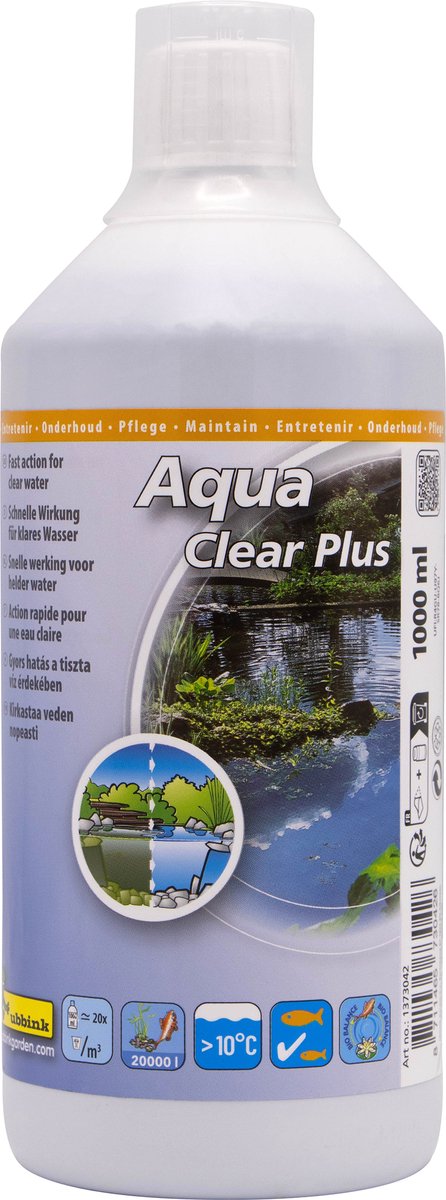 Traitement Ubbink Vijverwater Aqua claire plus 1000 ml pour 20000 L