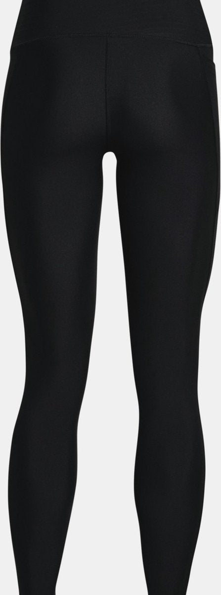 Under armour tech hirise leggings-blk pantalon de sport femme - noir - blanc