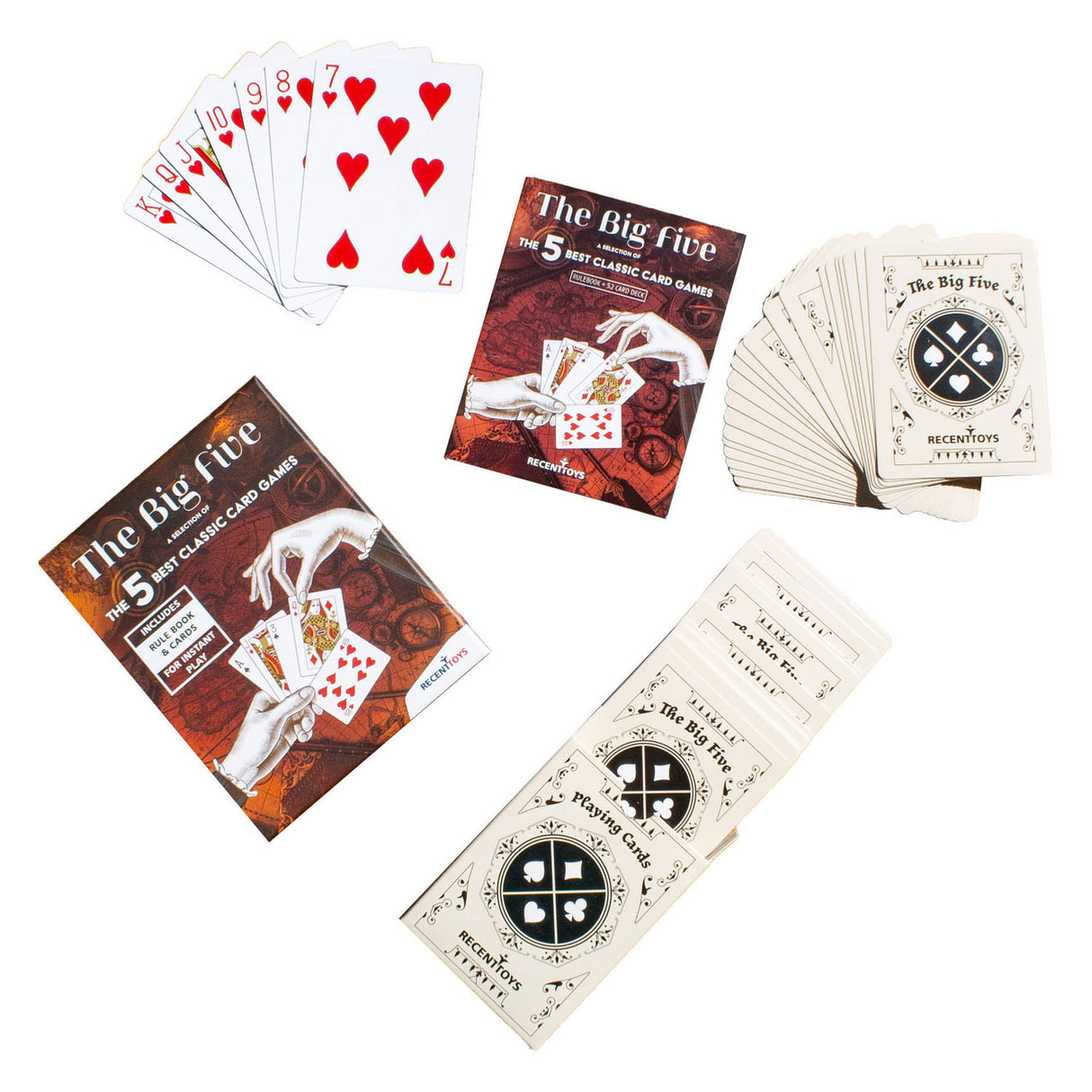 Jouets récents le grand jeu de cartes à cinq