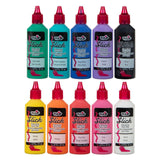 Tulipe • Peinture textile 3D 37ml collection de couleurs arc-en-ciel 10pcs.
