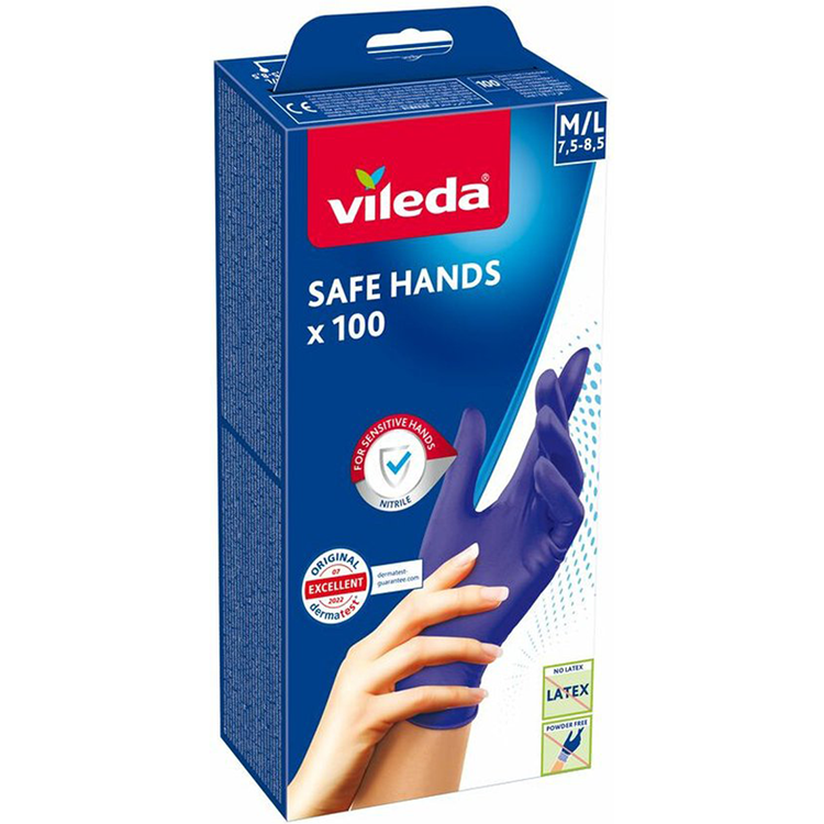 Vileda gant sécurité mains x100 | 2 pièces