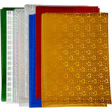 Papier holographique Creativ company, a4, feuille 210x297 mm, 120 gr, 80 feuilles div 1 boîte