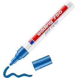 Marqueur peinture Edding 750 2-4mm bleu
