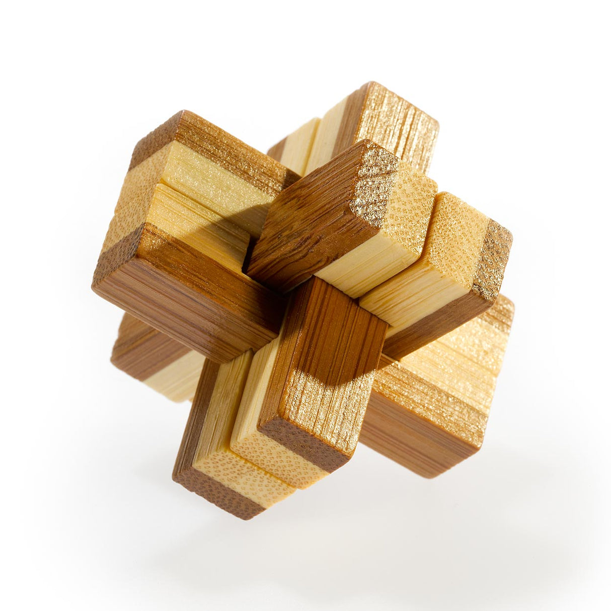 Eureka Puzzle cérébral en bambou 3D noueux ***