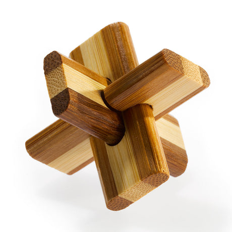Eureka 3d puzzle cerveau en bambou doublecross **