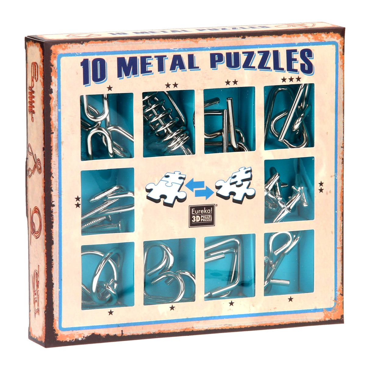 Eureka Brein Puzzles Set Blue, 10..