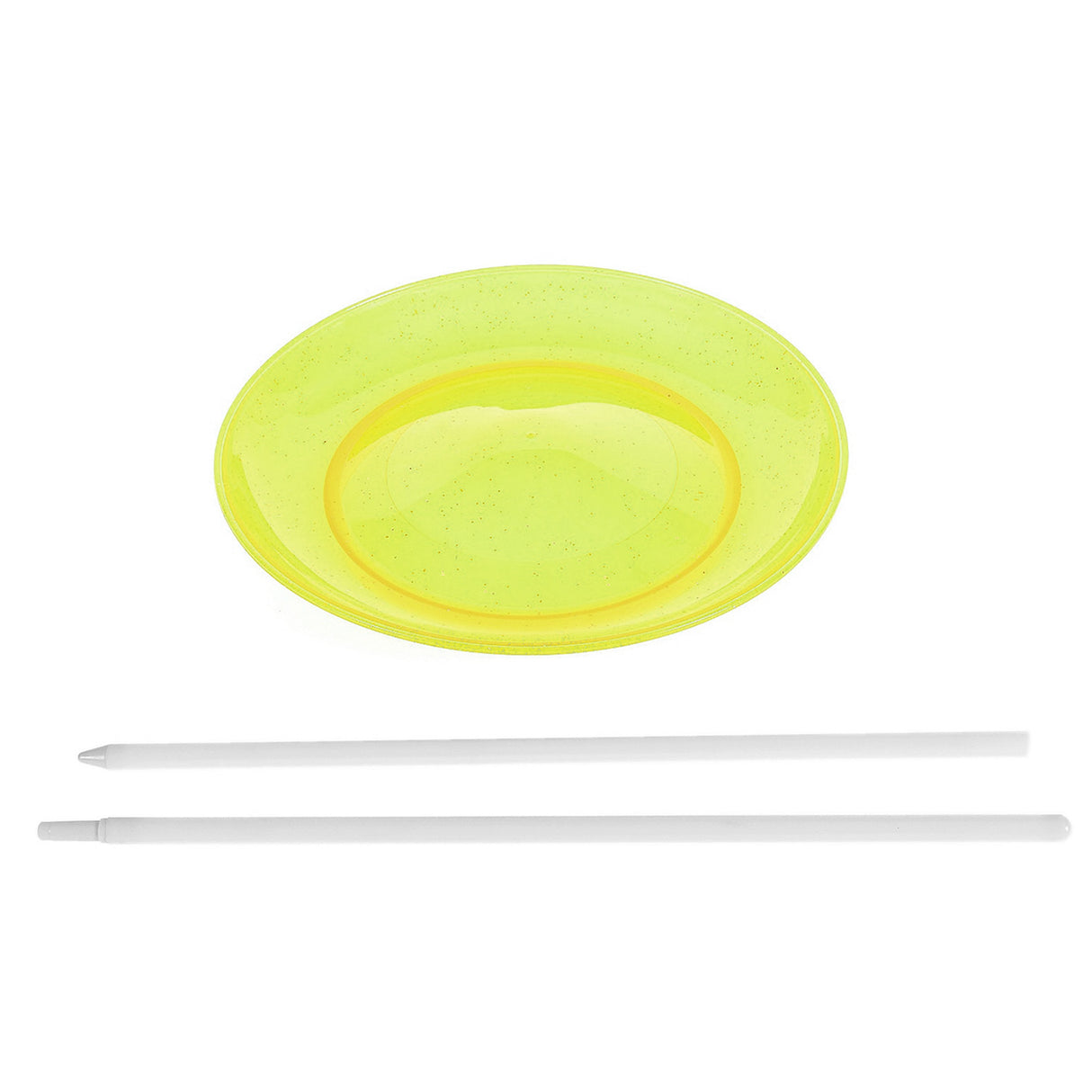 Assiette de jonglerie Eureka avec bâton - Jaune