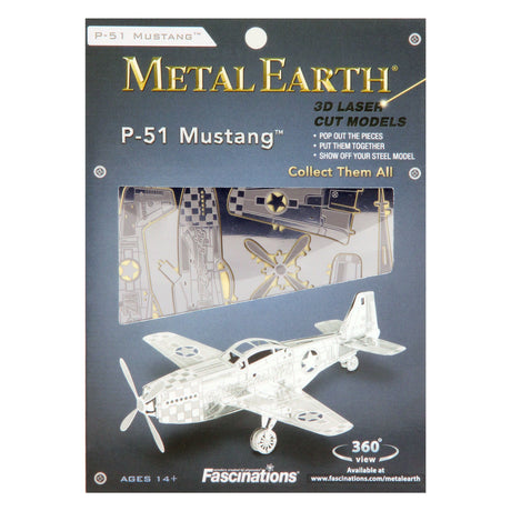 Eureka métal terre mustang p-51