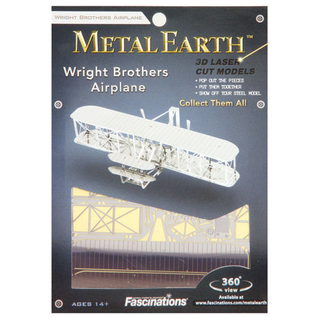 Eureka métal terre frères Wright avion